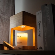 實木融蠟燈-原木雅緻