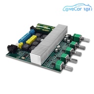 บอร์ดเครื่องขยายเสียง TPA3116บอร์ด DC12V-24V เพาเวอร์แอมป์สูง USB DAC 2X50W + 100W ช่อง2.1 5.0บลูทูธ