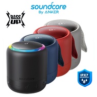Soundcore by Anker Mini 3 Pro Portable Bluetooth Speaker with BassUp and PartyCast Technology, USB-C, Waterproof IPX7