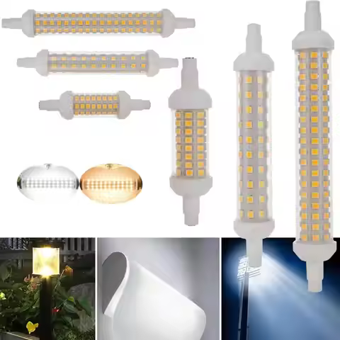 Dimmable R7S LED Lamp 10W 15W 20W SMD 2835 78mm J78 118mm J118 135mm J135 R7S LED Light Bulb 220V Re