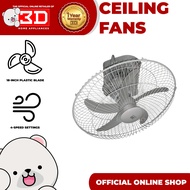 3D Aeromatic 18" Ceiling Fan (ICF45AM)