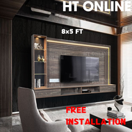 [HT ONLINE] 8ft Modern TV Cabinet / Wall Mounted Tv Cabinet / Hall Cabinet / Hanging Tv Cabinet / Li