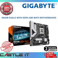 Gigabyte B840M EAGLE WIFI6 DDR5 M-ATX AM5 AMD Micro-ATX Motherboard | WiFi 6 BT5.2 USB-C HDMI