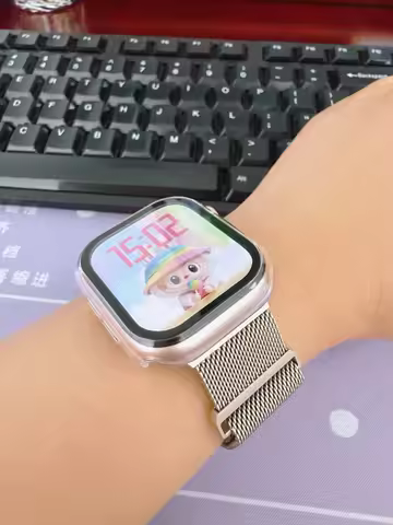 New 2025 Milanese loop For Apple Watch straps 45mm 44mm 40mm 41m 46mm bracelet iwatch series 11 10 8