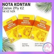 nota kontan K2 2ply Eselon / nota kontan kecil / buku nota K2