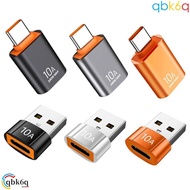QBK6Q USB To Type C Converter, OTG Adapter USB 2.0 Type C To USB Adapter, Compact Transmission Metal