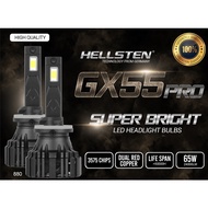 HELLSTEN GX55 PRO 880 881 SUPER BRIGHT LED HEADLIGHT BULBS | WHITE | PAIR/2PCS | HEADLIGHT FOGLIGHT