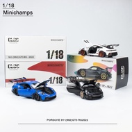 Minichamps 1: 18PORSCHE Porsche 911 (992) GT3 RS-2022 Alloy Car Model