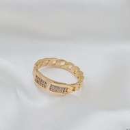 Xuping Gold Mt Chain Ring 4444