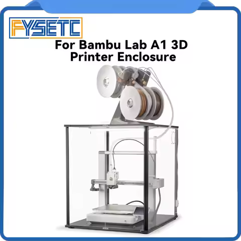 FYSETC FNATR For Bambu Lab A1 3D Printer Enclosure Transparent Acrylic Sturdy Designed 3D Printer Co