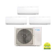 DAIKIN INVERTER SYSTEM 3 AIRCON ISMILE ECO MKM75VVMG / CTKM25VVMG X 3 (5 TICKS) INSTALLATION INCLUDED