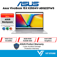 Asus Vivobook 15X K3504V-ABQ229WS Intel i5-1335U, 8GB, 512GB, Intel UHD, 15.6" FHD, W11 Laptop