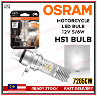 OSRAM LED Bulb Mentol Depan HS1 Motorcycle 12V 5/6W Cool White 7285CW FZ150 / SRL115 F.I / Y15 / LC1