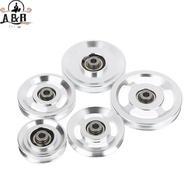 [A&B] 73/88/95/110/114MM Pulley Wheel Aluminium Alloy Bearing Pulley Wheel Replacement Universal Gym