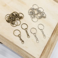 🌸10sets Steel Keychain Hoop Metal Ring 2.0cm 10pcs DIY for Craft Sewing Gift (60330)