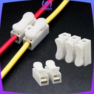 EC GOGO-C1077 Connector 3pin Quick Connect Terminal Block Cable / 2 Wire Connector Spring Terminal C