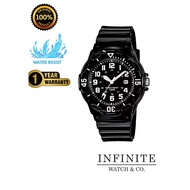 Jam Digital Unisex LRW-200H |Tali Warna Black| Resin Band  | Size Case 38.9mm