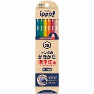 日本蜻蜓牌鉛筆 鉛筆 ippo!  小學生用書寫鉛筆2B  六角軸 日本🎌🎎直送現貨