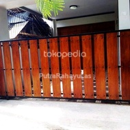 pintu pagar grc motif kayu2