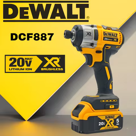 DeWalt DCF887 18V XR 3-Speed Cordless Brushless Impact Driver,Multifunctional Portable Electric Tool