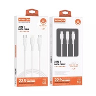 Beltou 3 IN 1 Data Cable Support Super Fast Charging Beitou S13 Charger Cable