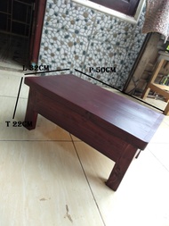 meja lesehan meja belajar meja makan meja kayu jati belanda mejaSIAP PAKAI panjang50cm lebar32cm tin
