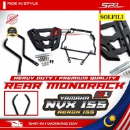 NVX V1 Back Rack I Rear Monorack I Heavy Duty Type I Premium Quality SOLFILI sofili PNP For YAMAHA N