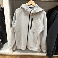 UNIQLO ซิปมีฮู้ดแบบแห้งเร็วของในฤดูใบไม้ร่วงผู้ชายห้องลองเสื้อเสื้อคาร์ดิแกนกีฬาแขนยาวโค้ทกันหนาวลำล