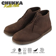 Chukka Formal Work Fashion Boots Genuine Leather Men's Boots (CH) - Brown