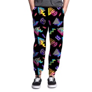 Htrewtregregre Funny 80s Mens Joggers Sweatpants,Casual Fashion Drawstring Running Pants with Pocket