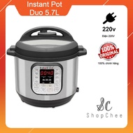 INSTANT POT DUO MULTI-FUNCTION COOKER IP 60 IPDUO60 7 GENUINE; 3L - 3QT; ELECTRICAL 220V; UK DUC ANH