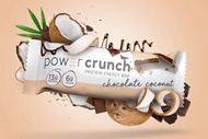 power crunch - 高蛋白酥脆威化餅 能量棒椰子朱古力味 (1 Bar) 此日期前最佳 26年 3 月20日