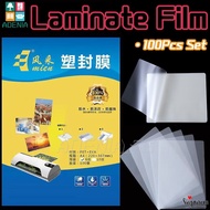【SG】100PCS A4 Laminating Film Waterproof Scratch-resistant Laminate Sheet Printing Laminating for La