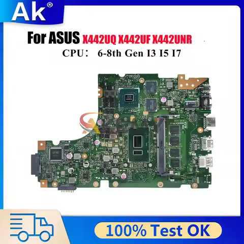X442UQ Laptop Motherboard For ASUS X442UF X442U F442U X442UNR A442U X442URR X442UAR X442UR X442UQ R4