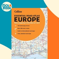 [100% Original Books] - Collins Essential Road Atlas Europe : A4 Paperback by Collins Maps (UK editi