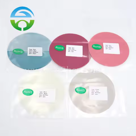 10pcs Fiber Optic Diamond Lapping Films 127mm 0.5um 1um 3um 5um 9um 30um Optical Polishing Sheet