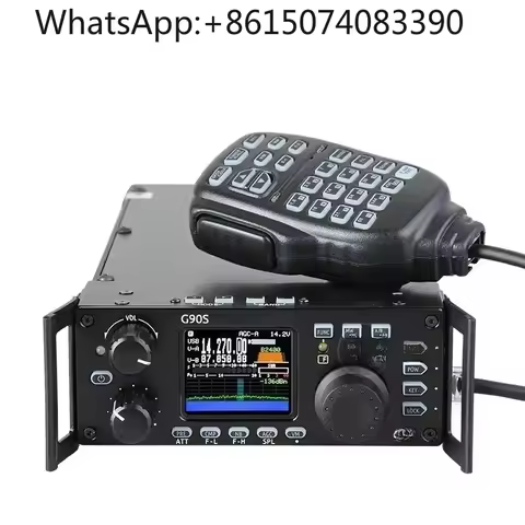 Xiegu G90S HF Transceiver 20W SSB/CW/AM 0.5-30MHz HF Amateur Radio SDR Structure with Built-in Auto 