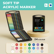 ENMY Acrylic Marker Soft Tip Pen Paint Drawing Colouring Painting Art Pen