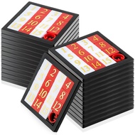 24 Pcs 15 Puzzle Number Puzzle Slide Puzzle Sliding Puzzle Brain Teaser Puzzles Number Slide Puzzle 