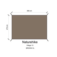 กราวชีท แผ่นรองเต็นท์ Village13 ตรงรุ่น ผ้าใบหนา