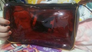 OVAL MIKA WARNA DOMPET MURAH GROSIR DOMPET MURAH  POUCH  WANITA TRANPARAN DOMPET WANITA