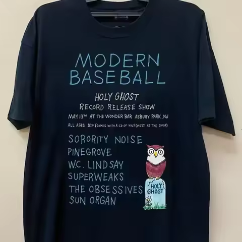Modern Baseball Band Holy Ghost Sorority Noise T shirt Full Size S 5XL
