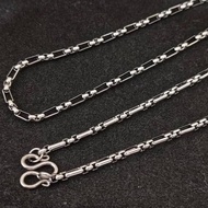 3.5mm Thickness Stainless Steel Figaro Cable Link One Hook Amulet Necklace Amulet Necklace Stainless