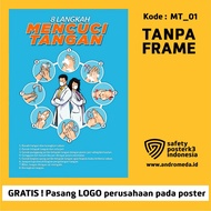 Safety Poster K3: Hand Wash Personal Hygiene Hygiene Hygiene Hygiene_60x80 cm