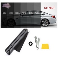 【In Stock】Black Car Window Tint Film Reduce Sun Glare Universal Fit 3m x 50cm Kit