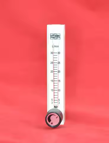 LZQ-7 3-30LPM air flow meter (H=120mm gas flow meter)with control valve for Oxygen conectrator ,it c