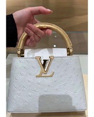 LV 鴕鳥皮 capucines