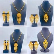 Hot selling Middle Eastern Dubai jewelry necklace earrings jewelry set