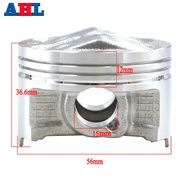 Motorcycle Cylinder Bore Size 56.00mm 56.25mm 56.50mm 56.75mm 57mm Piston Rings Kit For Yamaha FZR40