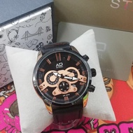 [READY STOCK] AD STEEL MEN WATCH 05 *BLACK/ROSE GOLD (WITH 1 YEAR WARRANTY)